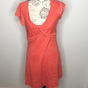 Athleta Dress - Orange size medium short Sleeve